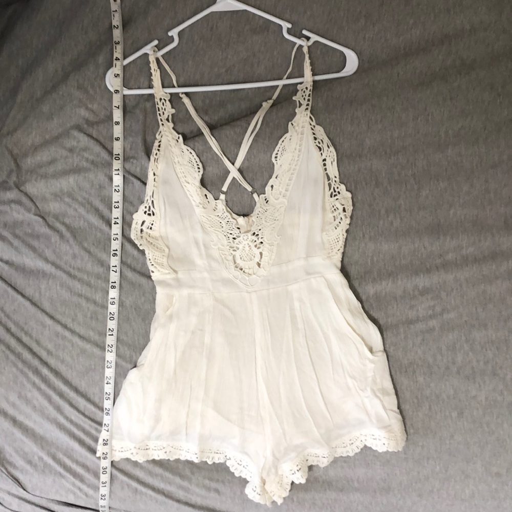 Mika&Gala Cream romper size 6